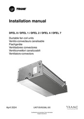 Trane DFEL 1 Installationsanleitung