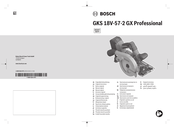 Bosch GKS 18V-57-2 GX Professional Originalbetriebsanleitung