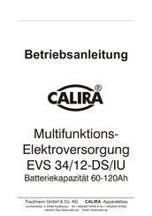 Calira EVS 34/12-DS/IU Betriebsanleitung