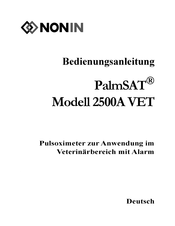 Nonin PalmSAT 2500A VET Bedienungsanleitung