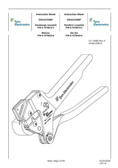 Tyco Electronics ERGOCRIMP 6-1579014-3 Betriebsanleitung