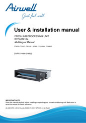 Airwell DVFA-140N-01M22 Betriebs Und Installationsanleitung