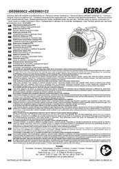 DEDRA DED9930C2 Bedienungsanleitung Mit Garantiekarte