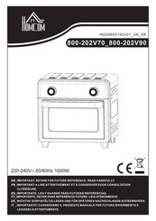 HOMCOM 800-202V90 Bedienungsanleitung