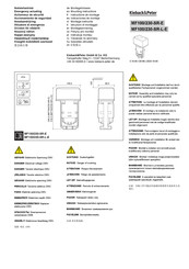 Kieback&Peter MF100/230-SR-E Montagehinweis