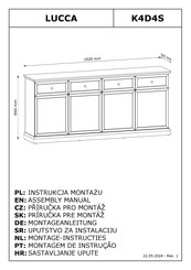 Gala Meble LUCCA K4D4S Montageanleitung