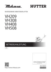 Hutter Mikasa VH308 Betriebsanleitung