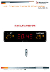 Stramatel 11 230 2906 Bedienungsanleitung