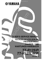 Yamaha TT-R125LWP 2001 Fahrer- Und Wartungshandbuch