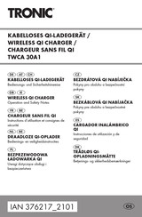 Tronic 376217 2101 Bedienungs- Und Sicherheitshinweise