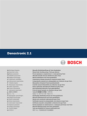 Bosch Denoxtronic 2.1 Wichtige Hinweise