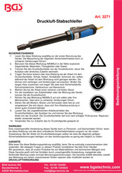 BGS technic 3271 Bedienungsanleitung
