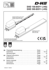 D+H DXD 300-BSY+ Originalbetriebsanleitung
