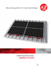 K2 Systems MiniRail EC Set Montageanleitung