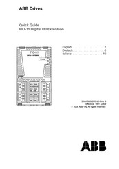 ABB FIO-31 Kurzanleitung
