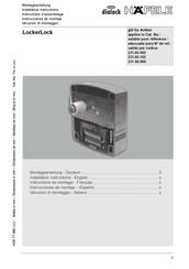 Hafele 231.85.102 Montageanleitung