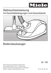 Miele S4210 Gebrauchsanweisung