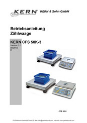 Kern CFS 50K-3 Betriebsanleitung