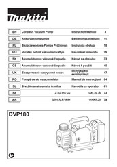 Makita DVP180 Bedienungsanleitung