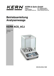 KERN ACJ 80-4M Betriebsanleitung