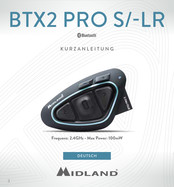 Midland BTX2 PRO S Kurzanleitung
