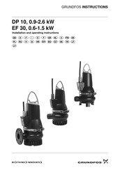 Grundfos EF 30 Montage- Und Betriebsanleitung