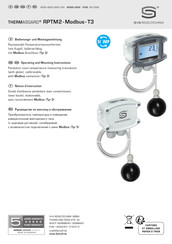 S+S REGELTECHNIK 1101-6296-4210-000 Bedienungs- Und Montageanleitung