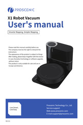 Proscenic Floobot X1 Handbuch