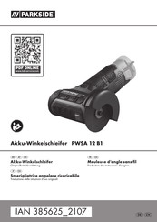 Parkside PWSA 12 B1 Originalbetriebsanleitung