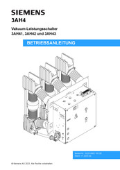 Siemens 3AH42 Betriebsanleitung