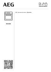AEG BD430B Benutzerinformation