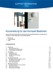 Vanderbilt SPCK521 Kurzanleitung