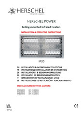 Herschel IRP6-EU 4800W Installations & Bedienungsanleitung