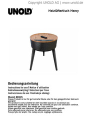 Unold Henry Bedienungsanleitung