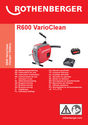 Rothenberger R 600 Bedienungsanleitung