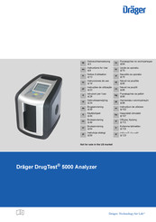 Dräger DrugTest 5000 Gebrauchsanweisung