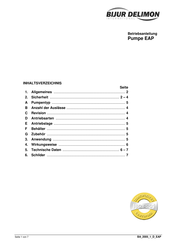 Bijur Delimon EAP Serie Betriebsanleitung