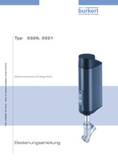 bürkert 3320 Bedienungsanleitung
