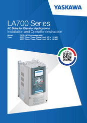 YASKAWA LA700 Serie Installation Und Betriebsanleitung