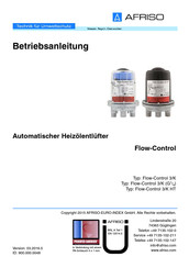 AFRISO Flow-Control 3/K Betriebsanleitung