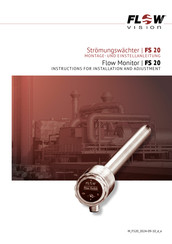 Flow vision FS 20 Montage- Und Einstellanleitung