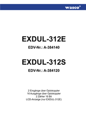 Wasco EXDUL-312E Bedienungsanleitung