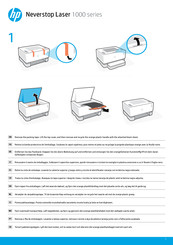HP Neverstop Laser 1000 Serie Kurzanleitung