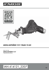 Parkside 414121 2207 Originalbetriebsanleitung