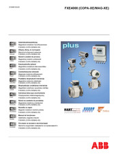 ABB FXE4000 Type COPA-XE Inbetriebnahmeanleitung
