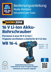 Workzone WB 16-4 Bedienungsanleitung