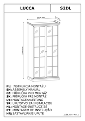 Gala Meble LUCCA S2DL Montageanleitung