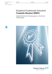 Endress+Hauser Tankside Monitor NRF81 Handbuch