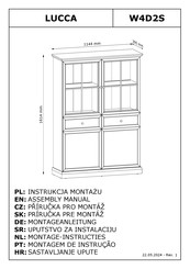 Gala Meble LUCCA W4D2S Montageanleitung