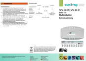 axing basic-line SPU 84-01 Betriebsanleitung